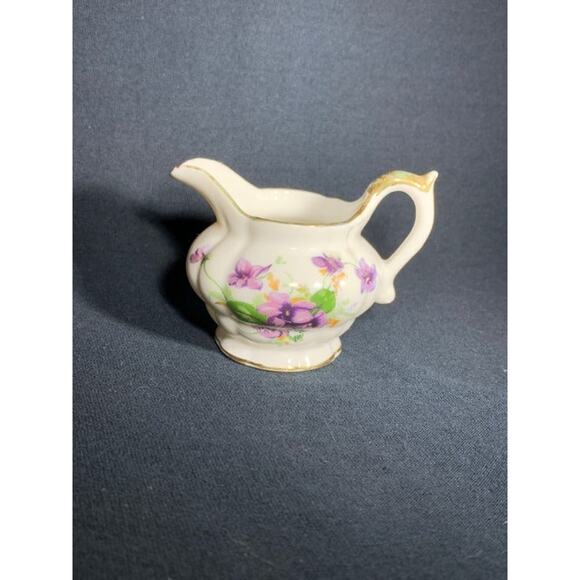 SAJI Set of 3 Dish Items Fancy China Flower Pattern - Picture 2 of 10